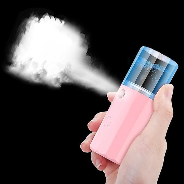 Mini Electric Fine Mist Sprayer för rengöring med rosa sprayflaskor