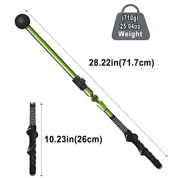 Golf Swing Trainer Træningshjælp Justerbar Golf Træningshjælp Sort
