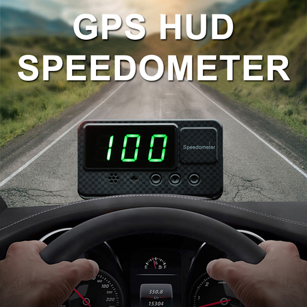 Digital GPS speedometer bil Hud Head Up Display med hastighedsalarm træthedsalarm til køretøj lastbil motorcykel SUV