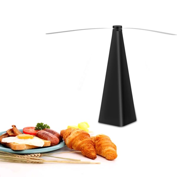 Svart flue-avvisende vifte reflektert hologram punkt praktisk stabil moderne automatisk stille flue-avvisende vifte