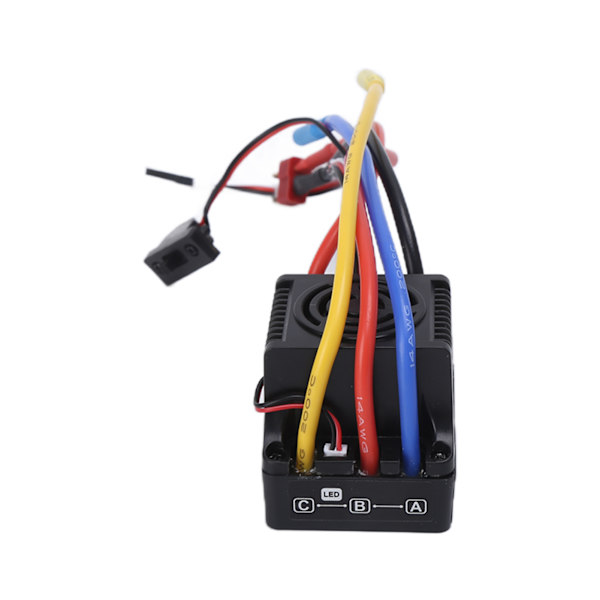 Elektroninen nopeudensäädin 60A vedenpitävä harjaton ESC sähköinen ohjain 1/10 kauko-ohjattavaan autoon