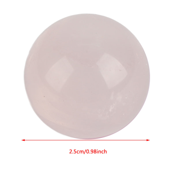 1 kpl Natural Pink Rose Quartz Stone Sphere Crystal Healing Ball