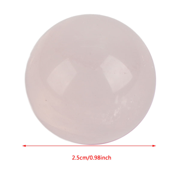 1 stk Naturrosa Rose Quartz Stone Sphere Krystall Healing Ball