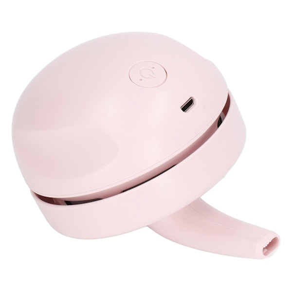 Pink bærbar mini håndholdt skrivebordsstøvsuger USB-opladning kontortastaturrenser