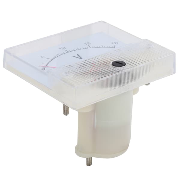 85C1 DC 0-20V Pointer Voltmeter DC Spændingsmåler Hoved Elektrisk Måleenhed