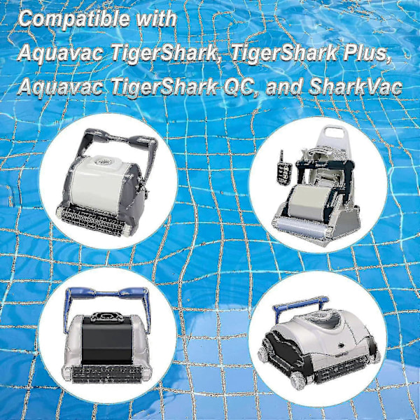 2-pak Rcx23002 Aquavac Tiger Shark Drivrem til Hayward Aquavac Tiger Shark (plus og Qc) og Sharkvac Poolrenser