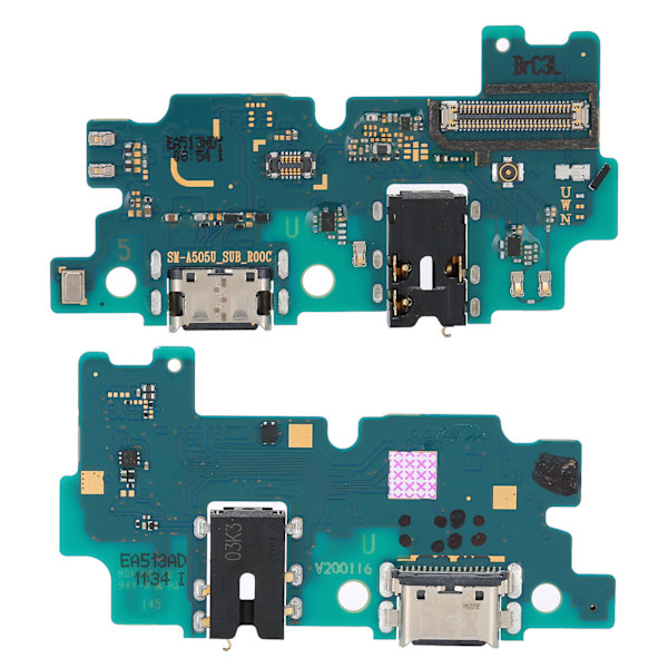 USB-ladegrensesnitt halekontakt fleksibel flexkabel erstatning passer for Samsung A50 A505U