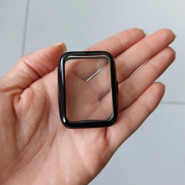 Skärmskydd för klocka, hög känslighet, ergonomiskt TPU-fodral med fullt skydd för Huawei Fit2 Watch, svart