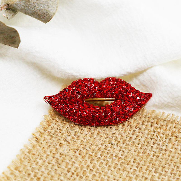 Rhinestone-brosje for kvinner - Stilig mote-smykke, slitesterkt og trendy