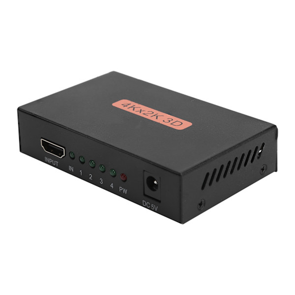 High-Definition Multimedia Interface -jakaja 4Kx2K Monitor Splitter Video Adapter Wide Voltage 100-240VEU-pistoke