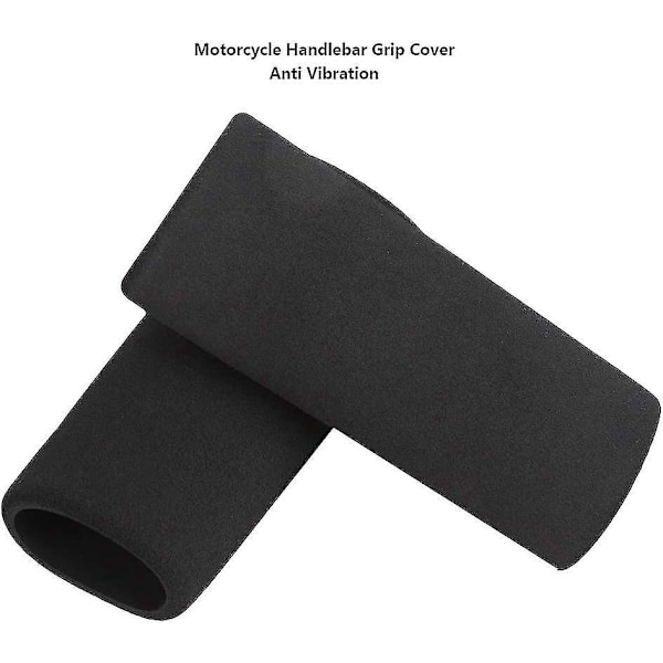 2 stk. Motorcykelstyr Cover Anti-Slip Skumgreb Egnet til 1,25 til 1,45 tommer Styr