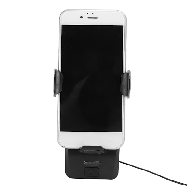 Multifunktionell USB-laddningsbar cykellampa strålkastare hornljus laddningshållare 4 i 1