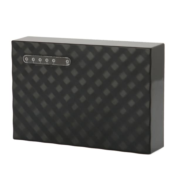 Netværksswitch 1000M 5 Port Selvtilpassende LED Panel Computer Gigabit Ethernet Netværksswitch 100‑240V US Stik