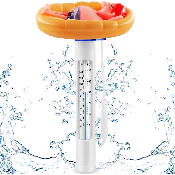 Trådlös flytande pooltermometer