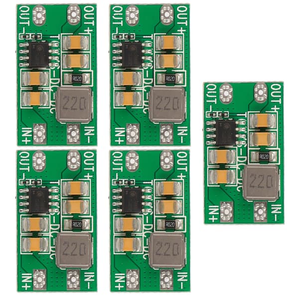 5 STK DC til DC Buck Modul 92% Konverteringseffektivitet Høy Frekvens 12V til 24V til 9V/2A Modul for Datamaskin