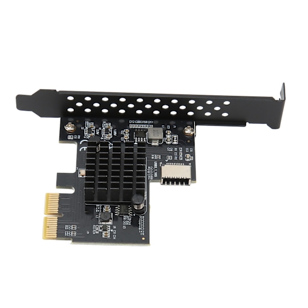 USB3.2 Typ E Frontpanel Internt expansionskort 20PIN 10Gbps USB3.2 Typ E Adapterkort för stationär PC Gränssnitt till rätt PCI E 2X
