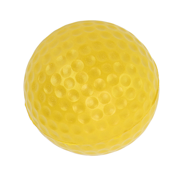 42,5 mm PU-vaahtomuoviset golfpallot, vahva joustavuus, ulkokäyttöön tarkoitetut golfharjoittelupallot urheilukuntoiluun, keltainen