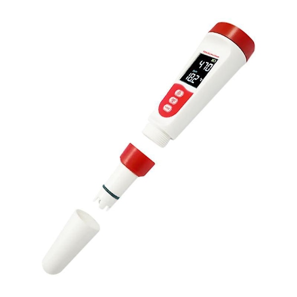 Digital 4-i-1 pH EC TDS Temperaturmätare för Vatten Hydroponics