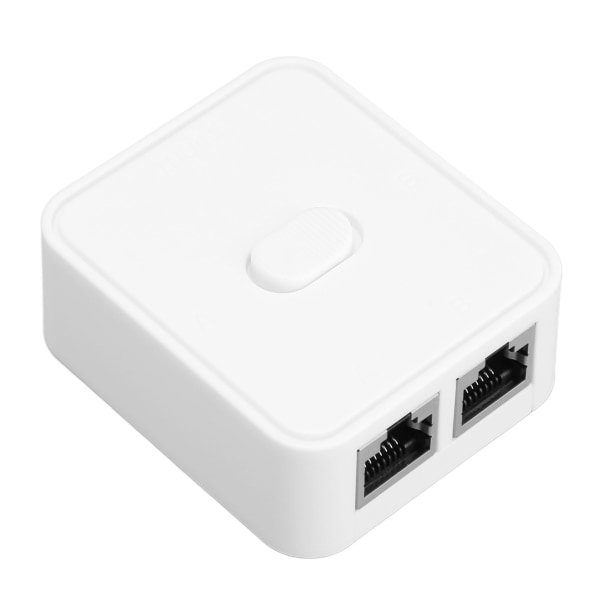 Gigabit Nätverksswitch 2 Port 10/100/1000 Mbps 2 In 1 Ut 1 In 2 Ut PoE Extender Switch RJ45 Network Splitter Adapter