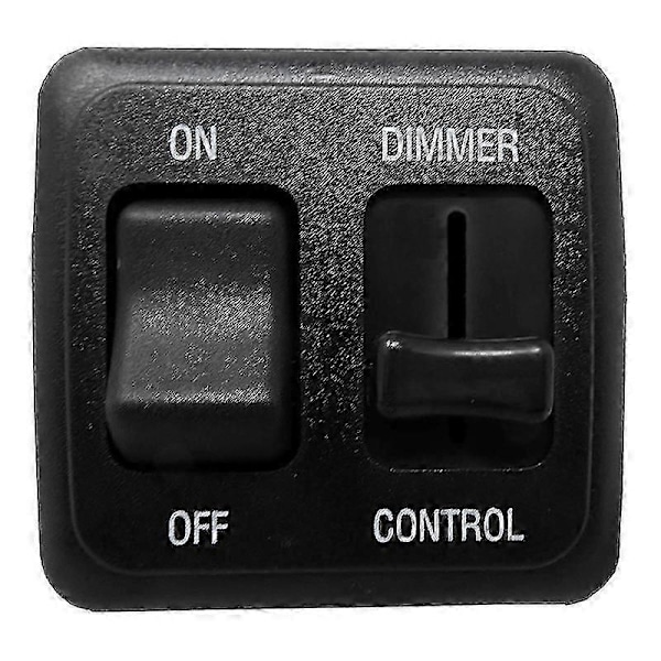 12 Volt DC Lysdæmperkontakt kompatibel med LED, Halogen, Glødepærer - RV, Auto, Lastbil, Marine og Strip Belysning