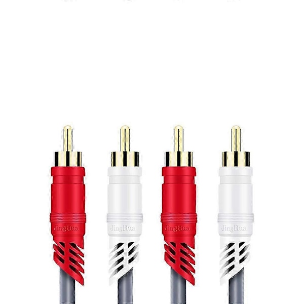 2rca Til 2rca Datakabel Lydkabel 1.5/3/5m Lydkabel Konnektorledning Højttaler 5M
