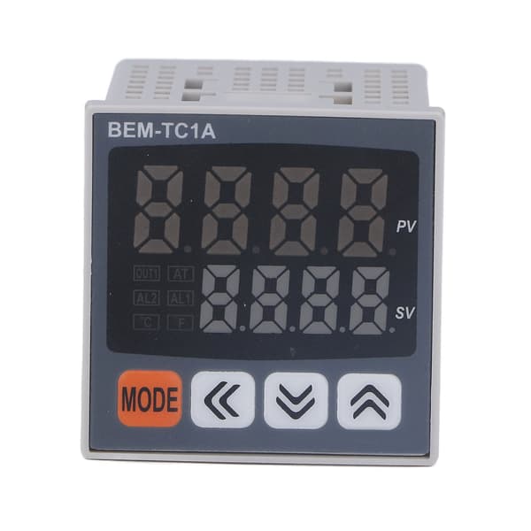 BERM PID Temperaturregulator Digital Intelligent 2 Output Termostat 48x48mm 100ACV‑240ACV