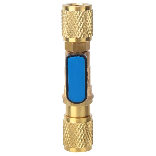 Messing Køle Kugleventil Adapter Kølemiddel Kugleventil Konnektor G1/4