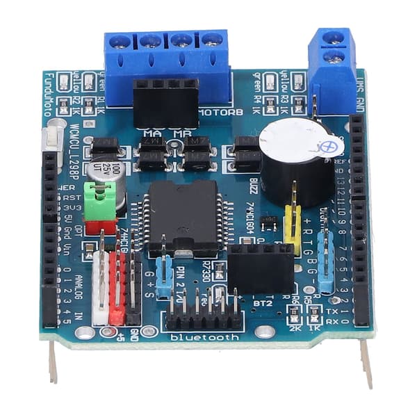 DC Motor Drive Module Utvidelseskort Dobbel Høy Effekt H-bro Elektronisk Komponent L298P