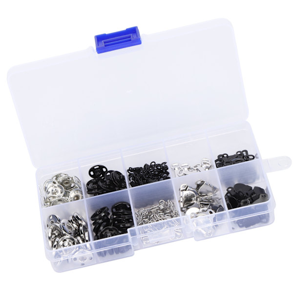 40 set syknappar 40 set ögon sykrok 20 set kjol krok tyg fixering verktyg mässing 12mm