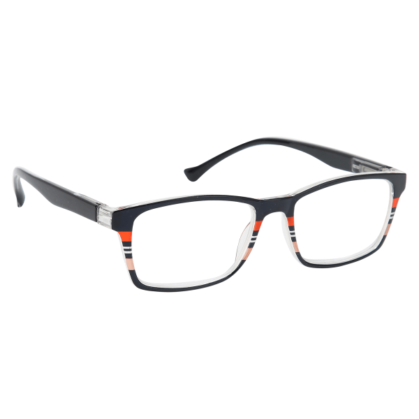 Unisex läsglasögon för äldre högupplösta glasögon Glasögon med förvaringsbox (+175 )