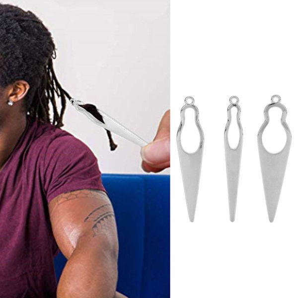 Dreadlocks Nåleheklenål Dreadlocks Lage hårfletting HårverktøySølv