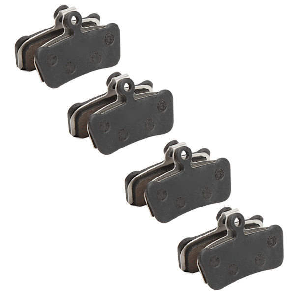 4 st/set Resinbromsbelägg Semi Metal Värmebeständighet Cykelskivbromsbelägg Ersättning för Mountainbike MS02F