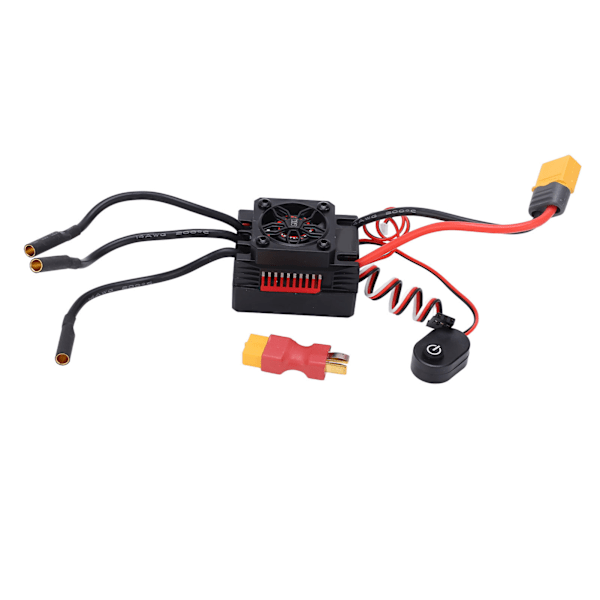 V2 RC Vanntett 45A ESC Børsteløs ESC Elektrisk Fartskontroller for 1/10 RC Bil Oppgraderingsdeler
