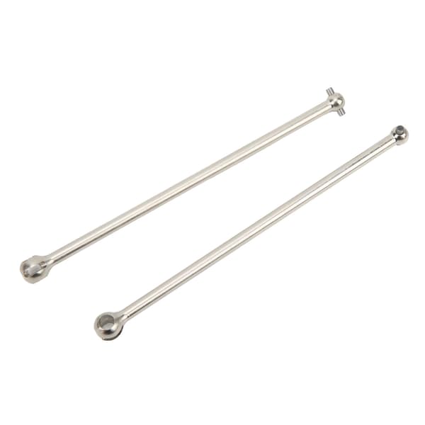 2 stk. RC Forreste Bageste Drivaksel Stål 150 mm Fuld Længde CVD Dogbone Tilbehør til ARRMA 1/7 1/8 RC Bil Sølv