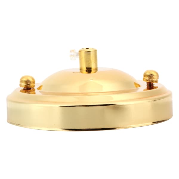 2 STK Taklampe Krok Lysekrone Plateholder Dekorasjon DIY Tilbehør Gull