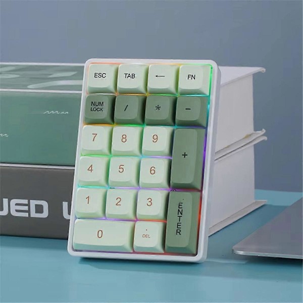 Mini Tangentbord 2.4G Trådlös Numerisk Knappsats Mekanisk Numerisk Knappsats A