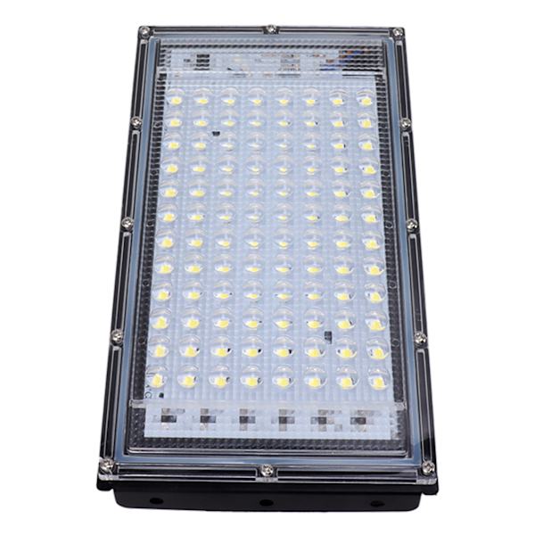 Ammattimainen 100 W:n LED-katulamppu, korkea kirkkaus, 96 LEDiä, energiansäästö, vedenpitävä ulkovalo, 180-240 V, puhdas valkoinen
