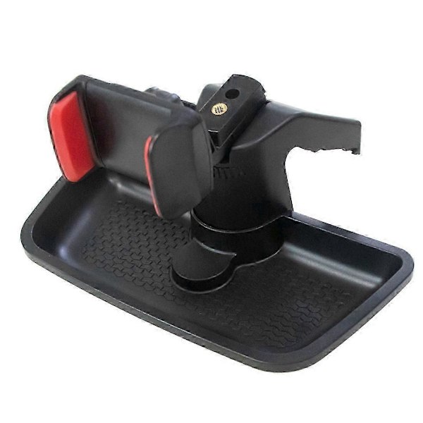 JK Telefonholder Dash Mobiltelefonholder Interiørtilbehør kompatibelt med Wrangler JK JKU 2011-2017, Sort