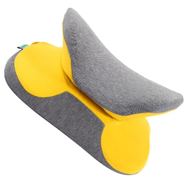 Memory Foam Tupperware Kudde Kontor Middag Sovkudde Skolbordskudde för studenter Citrongul 38x33x15cm