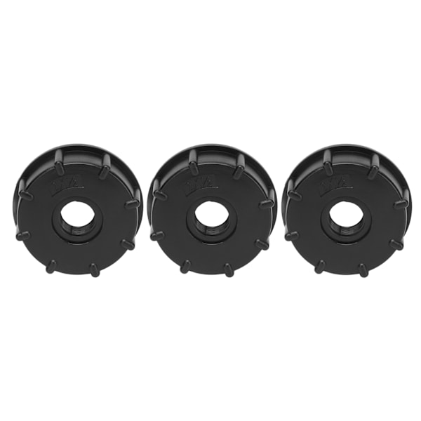 3 stk. IBC-tankforbindelse groft gevindslangeafløbsadapter plastfitting 60 mm indvendig diameter G1/2