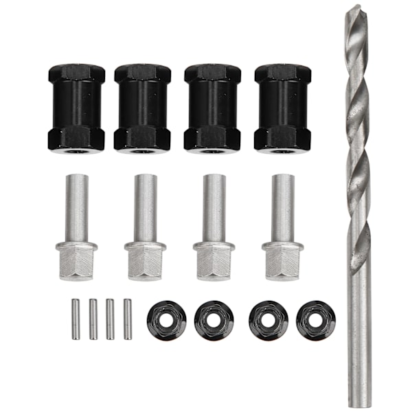 RC forlengelses- og utvidelseskobling med 5,5 mm bor for SCX10/TRX4 1/10 RC-bil 20 mm