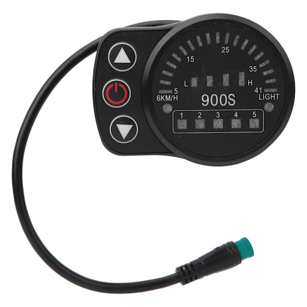 KT-900S Elektrisk LED-display med vandtæt stik til cykelmodifikation