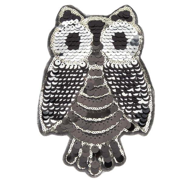 Owl Bird Brodeerattu Patch Tee-se-itse sisustuskangastarra Applikoitu askarteluvaatetarvikkeet