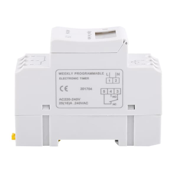 LCD-display ugentlig programmerbar elektronisk relætid 16 ON og OFF timere - 1 stk. 110V110V