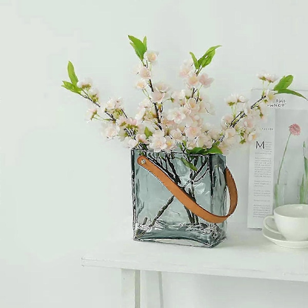 Konstglas Handväska Vas Ins Tote Pri Glas Vas -Ny SZJR