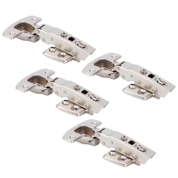 4 sæt hængsler til køkkenskab med dæmpningsbuffer dør Bisagra koldvalset stål hardware lige arm 11,5 x 7 x 2,5 cm