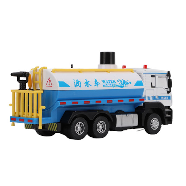 1/50 Vatten Tanker Modell Legering Pull Back Vatten Spray Sprinkler Lastbil Leksak för Pojkar Flickor Gåvor