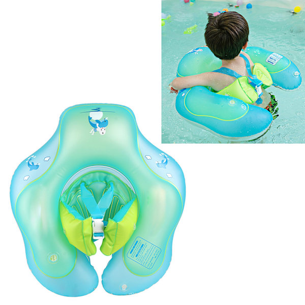 Børns tegneserie pool ring oppustelige rør PVC Anti Flip Non Slip sikkerhedssele vest design justerbar længde svømmering flyder S til 3 til 12 måneder
