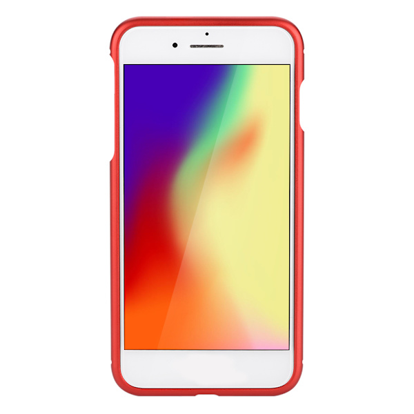 Magneettinen imukykyinen karkaistu lasinen puhelimen suojakotelo iPhone 8 Plus -punainen