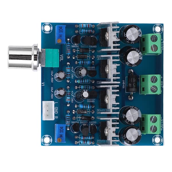 Klass A Analog Krets Effektförstärkarkort 2 Kanal Ljudförstärkarkretsmodul DC24V 2A
